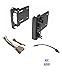 ASC Audio Car Stereo Radio Install Dash Kit, Wire Harness, and Antenna Adapter to Add a Double Din Radio for some 2007-2016 Chrysler Dodge Jeep- Vehicles listed below