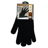 EDZ Merino Base Layer Gloves - Unisex - Black - One Size Fits All