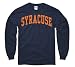 Syracuse Orange Navy Arch Long Sleeve T-Shirt