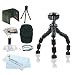 Accessory Kit For Kodak PlaySport (Zx3) HD Waterproof Pocket Video Camera Includes 7-Inch Spider Flexible Tripod + Case, Mini Tripod, Neck Strap, Memory Card Wallet, Screen Protectors & Cleaning Fluid with Cloth + BP Microfiber Cloth