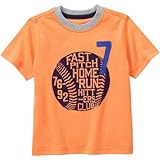 ジンボリー GYMBOREE/ ベースボールティ オレンジ トップス半袖Tシャツ 18～24ヶ月【並行輸入】