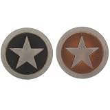 BT Leather Star Belt Buckle