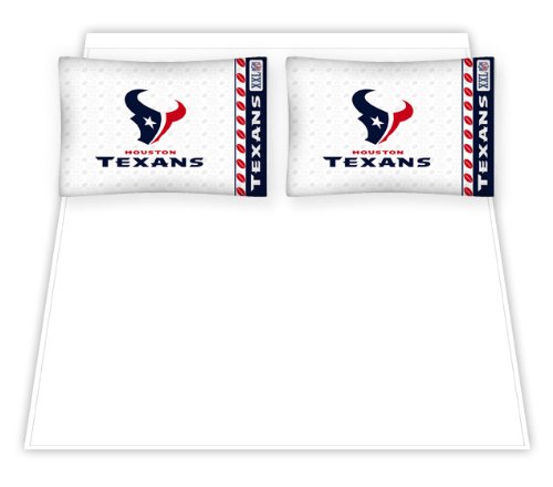 NFL Houston Texans Micro Fiber Sheet Set Queen
