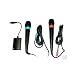 2 Singstar Microphones for PS2 PS3 Anthems R&B Pop Rocks 90's Party