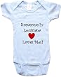 SOMEONE IN LOUISIANA LOVES ME - LOUISIANA BABY - State-series - White, Blue or Pink Onesie / Baby T-shirt