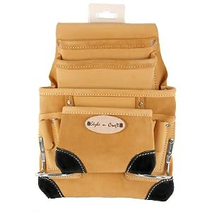 Style n Craft 93-923 10 Pocket Top Grain Tool Belt Pouch by 