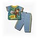 Curious George "Plays Soccer" Short sleeve, Long-leg pajamas for toddlers