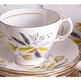 Colclough Stardust 1791 Cup and Saucer
