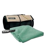 MICRONET Microfiber Towel,Seafoam Green,X-Large