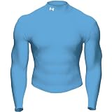 UNDER ARMOUR Cold Gear Long Sleeve Mock , Carolina Blue, XL