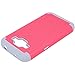 Core Prime Case, LK [Shock Absorption] Hybrid Dual Layer Armor Defender Protective Case Cover for Samsung Galaxy Core Prime (Rose Pink)
