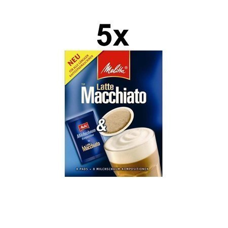 Melitta Latte Macchiato Kaffeepads, 8 Portionen (143g = 3,49 / 100g = 2,44)