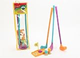 Plastic Golf Set In Pvc Carry Case (3 Clubs & Accessories)