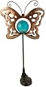Moonrays 91437 Solar Powered Metal/Glass Butterfly Light Fixture