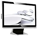 Benq E2200HD 22 Zoll WSXGA+ 16:9 Widescreen TFT-Monitor HDMI, DVI, VGA (Kontrast dyn. 10000:1, 2ms Reaktionszeit) silber-schwarz / schwarz