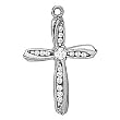 Platinum Diamond Cross Pendant