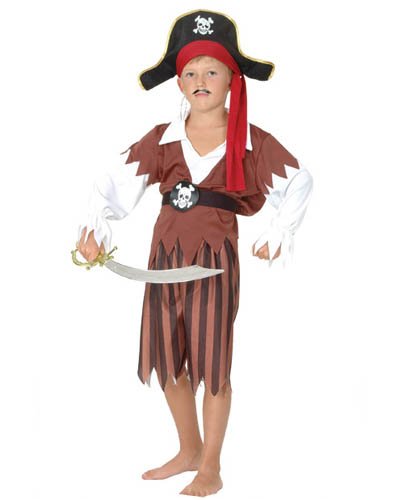 Childrens Pirate Costume - Small 