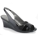 41dc XpD%2B8L. SL160  Bay Studio Louie Slingback Peep Toe Sandals