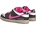 Nike Mens Dunk Low Premium SB Disposable Leather Skateboarding Shoes Black/Pink