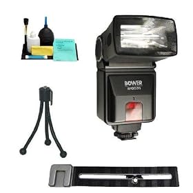 Swivel, Bounce & Zoom Slave Flash With Flash Bracket For The Minolta Dimage Z10 Z3... by Digi