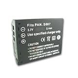 Pro Power CGAS007 CGAS007A/1B PANASONIC Equivalent Lithium Ion Battery for Lumix Digital Camera Models DMCTZ1K and TZ3 ** Includes Mini Tripod **
