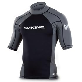 Dakine Neo Insulator Mens Surf Shirt Rashguard in Black/Charcoal