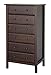 Davinci Jayden 6 Drawer Tall Dresser, Espresso