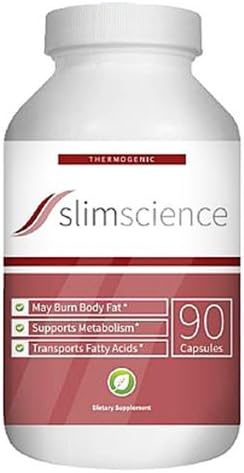 Slim Science Thermogenic Metabolism Support Fat Burner, 90 Count