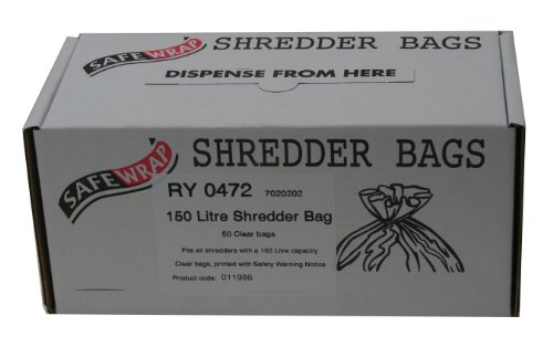 RY SAFEWRAP Shredder Bags 150 Litre PK50