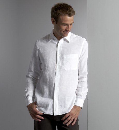 Big & Tall Blue Harbour Long Sleeve Pure Linen Shirt