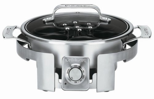 Cuisinart EEP-6 Electric Nonstick Egg Poacher, Stainless Steel