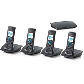 Dualphone 3088 Cordless Skype Phone Quad Set