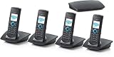 Dualphone 3088 Cordless Skype Phone Quad Set