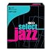 Rico Select Jazz Alto Sax Reeds, Unfiled, Strength 3 Strength Hard, 10-pack