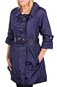 L71 Womens Metallic Purple Mac Coat Jacket Sizes 8-12 UK