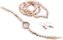 Freshwater Pearl Watch, Necklace and Earrings Set