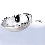 Review Le Creuset SS4100-28 / Le Creuset 3-Ply Stainless-Steel 11-Inch Stir Fry Pan