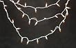 Set of 150 Clear Swag Christmas Lights - White Wire
