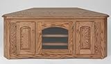 #898 Solid Wood TV Stand Country Oak Plasma LCD Corner