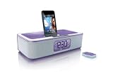 Purple Iwake Clock Radio for Ipod