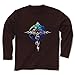 CRESENT MOON TRIBAL -type1- 長袖Tシャツ Pure Color Print