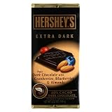 Hershey's Chocolate Bar, Extra Dark (60% Cacao) with Cranberries, Blueberries and Almonds, 3.52-Ounce Bars (Pack of 14) by Hershey's Lowest Price