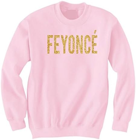Feyonce Pullover Sweatshirt Light Pink (Medium)