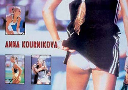 1art1 Empire 13033 Kournikova, Anna - Collage - Sexy Erotik Sport Poster - 91.5 x 61 cm