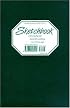 Sketchbook-Hunter Green Blank Book 5 1/2 x 8 1/4