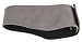Fleece Stirnband doppelt grau-schwarz