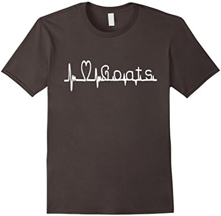Men's I Love My Goats Shirt Goats In My Heart XL Asphalt