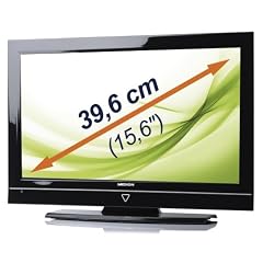 MEDION P12039 15,6" / 39,6cm LED TV DVB-T DVD CI-Slot 2x HDMI MPEG4 USB 16:9 Bildoptimierung CTI 3D Kammfilter und Rauschreduktion