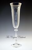 Mikasa Crystal Jolie Platinum Champagne Flute