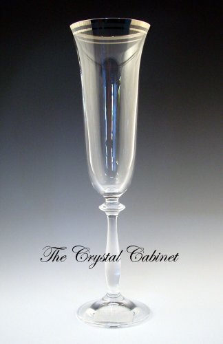 Mikasa Crystal Jolie Platinum Champagne Flute
